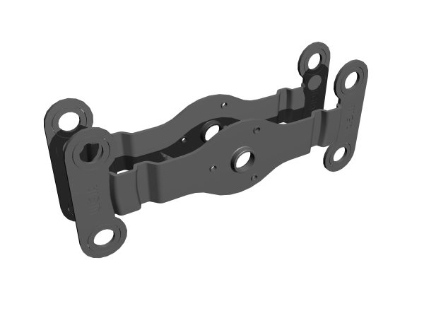 Kit Support Rotor 335 Mm - 10 Mm - Lamine Gris Fonce (Jante Fer Et Aluminium)