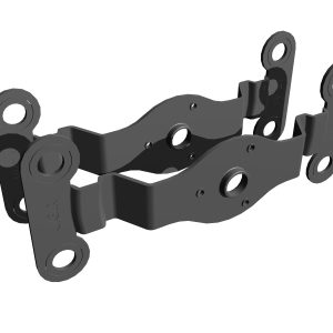 Kit Support Rotor 335 Mm - 33 Mm - Lamine Gris Fonce (Jante Fer Et Aluminium)
