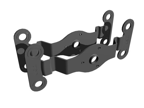 Kit Support Rotor 335 Mm - 33 Mm - Lamine Gris Fonce (Jante Fer Et Aluminium)