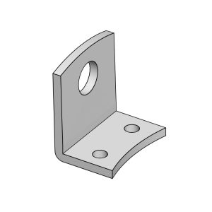 Support Accouplement Carrosserie 21 x 10 mm trou 11,4