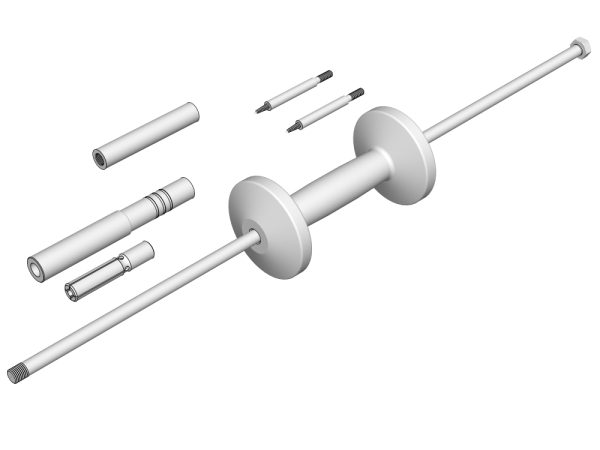 Outil de retrait du tube du systeme interne