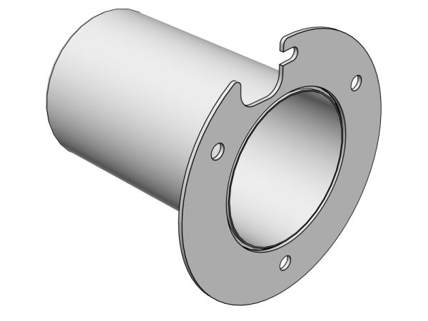 Tube d'extraction de copeaux (140 mm)