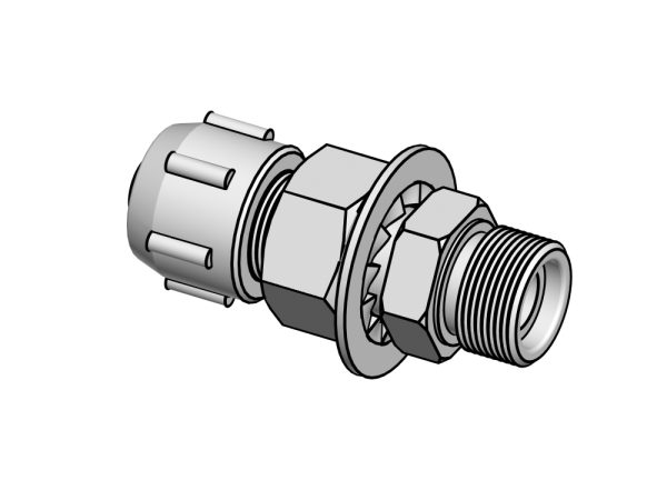 Raccord e corps droit (pour tube de 5/16 po)