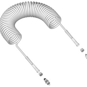 Kit tube en spirale avec valve de couplage VI
