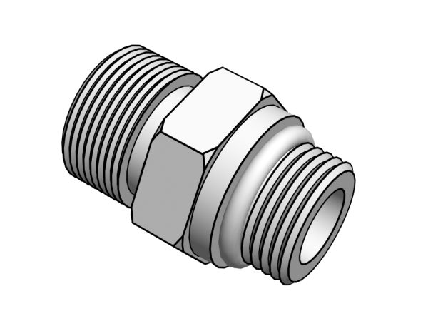RACCORD ENTRE ROTOR ET FLEXIBLE NIPPLE M11x1/2"