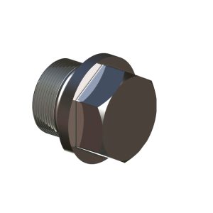 Boulon metallique de fixation de couvercle de rotor Nf 1/2" chrome
