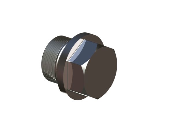 Boulon metallique de fixation de couvercle de rotor Nf 1/2" chrome