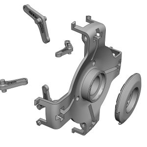 Accouplement de rotor de pression pour couvercle en plastique Saf de 150 mm