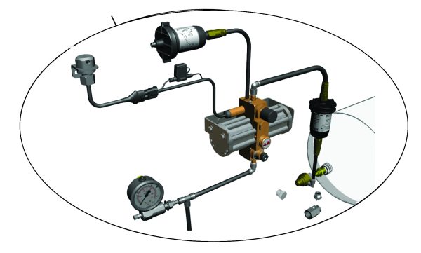 Kit Nm 247 (calibre e 130 Psi) adapte pour Adr