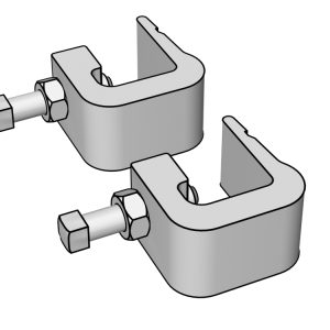 Kit de support de fixation du chessis du module Nm 344