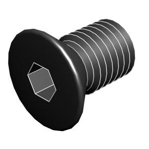 Boulons e tete plate e douille M 8 X 1,25 X 15 mm